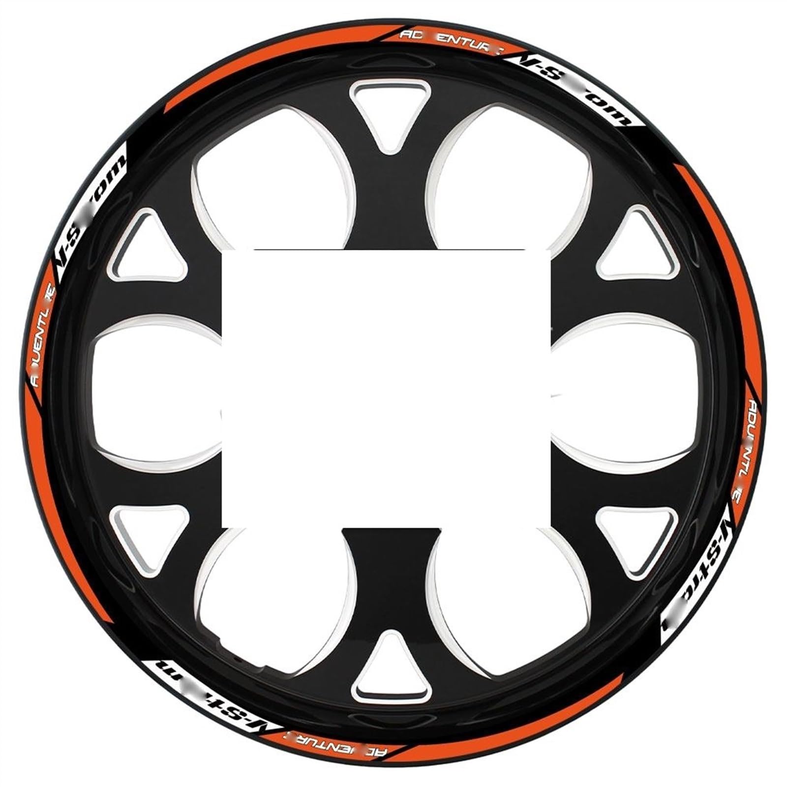 Applique for S&uzuki for Vstrom for V-Strom DL 650 Dl1000 1050 XT 250 SX Reflective Wheel Sticker Rim Decal Hub Stripe Tape 19″17″(A4)