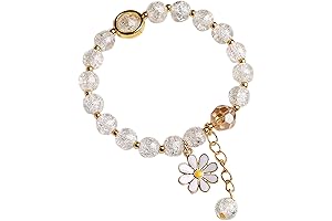 Colorful Flower Charm Bracelets for Girls