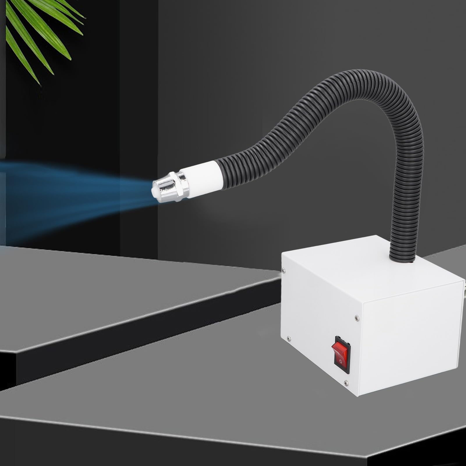 Ionizing Air, Dust Removal Anti Static Flexible Tube, Multifunctional Ionizing Air Snake Static Static Electricity Remover, for Casings Manufacturing (US Plug 100?110V)