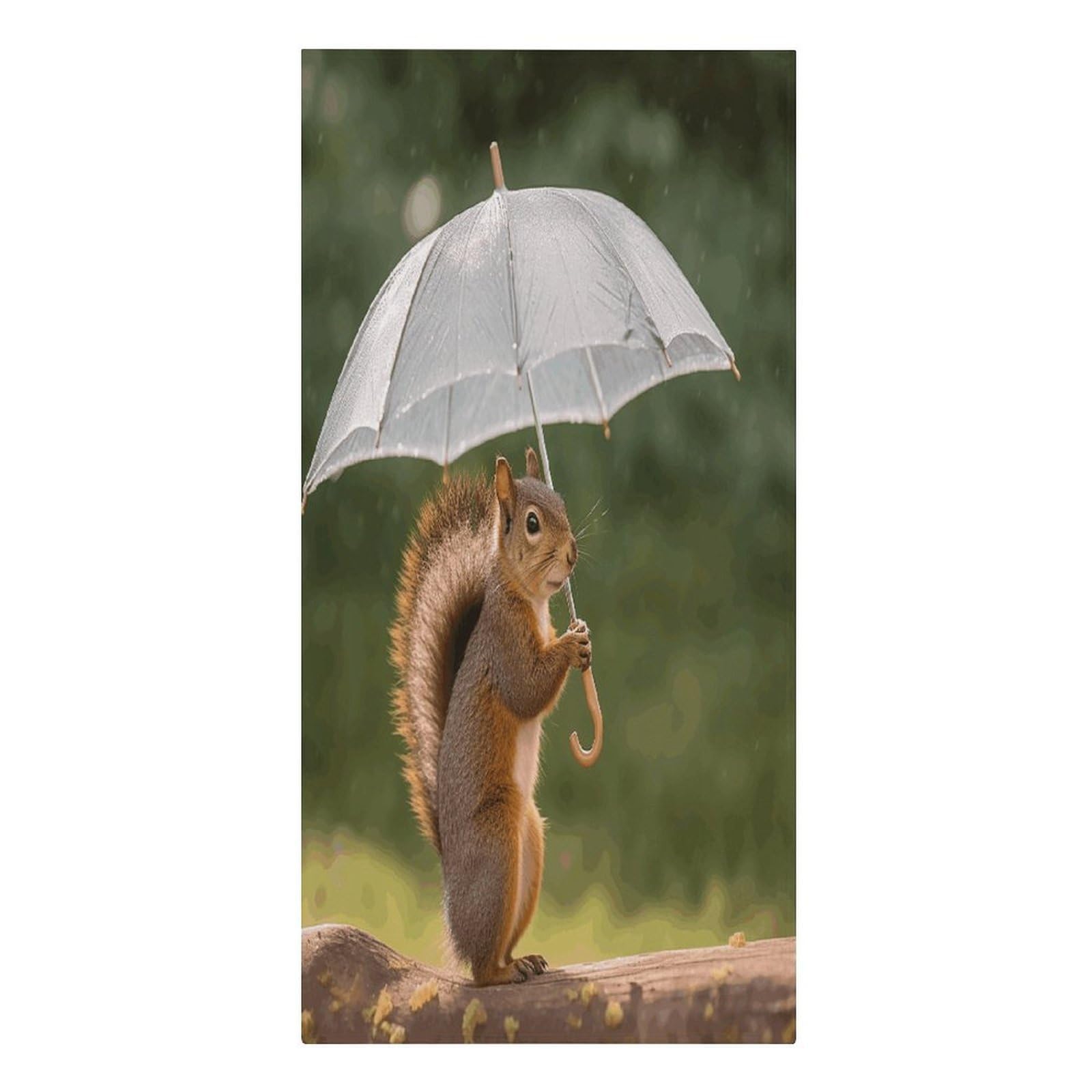 Adfgyerh Women's Style Squirrel Hold A Umbrellas Microfiber Sand Free Towels Large Quick-Dry. Beach Towel For Swimming Pool Camping Beach .Beach Accessories， They Are Essential Accessories For Adults, And Men, Vacati