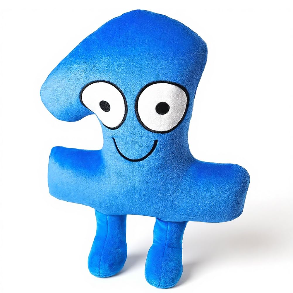 Dlishka BFDI Battle for Dream Island Plush Toy, Cute Cartoon Plushie Soft Stuffed Animal Doll, Kawaii Plush Cushion Pillow, Collectible Character Toy Gift for Fans. (One)