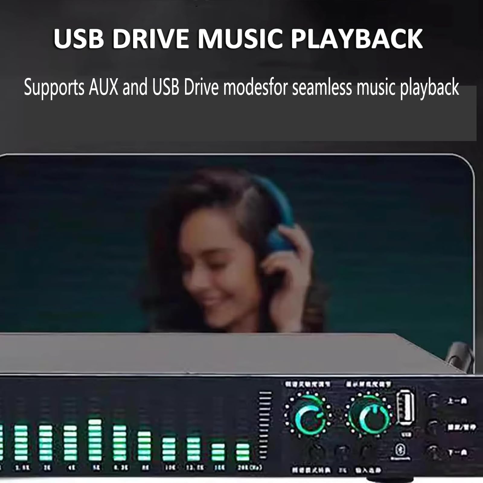 Equalizzatore Digitale a 31 Bande con 21 Effetti e Display LED | Equalizzatore Audio Grafico Stereo con Regolazione di Bassi, Medi e Alti, Riduzione Automatica del Rumore, per Studio