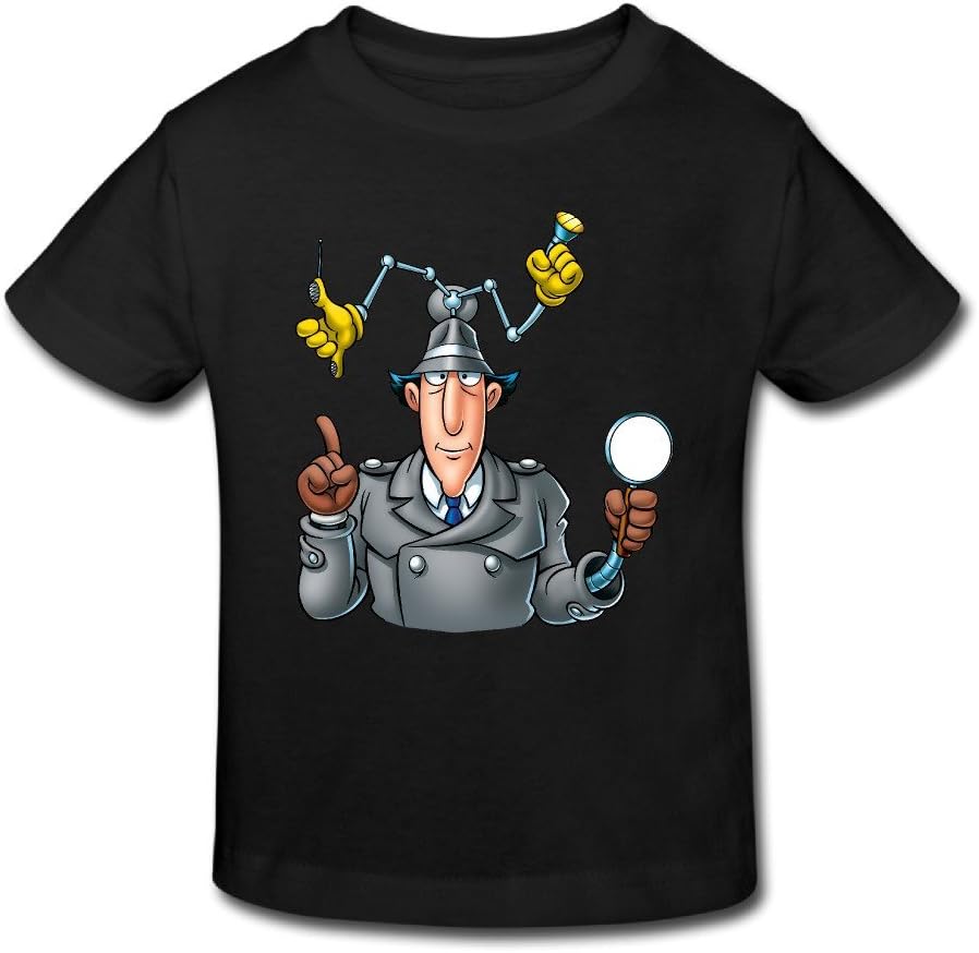 Fashion Custom Summer Inspector Gadget CGI-animated Tv Series Kids T-shirt Toddler Tshirts