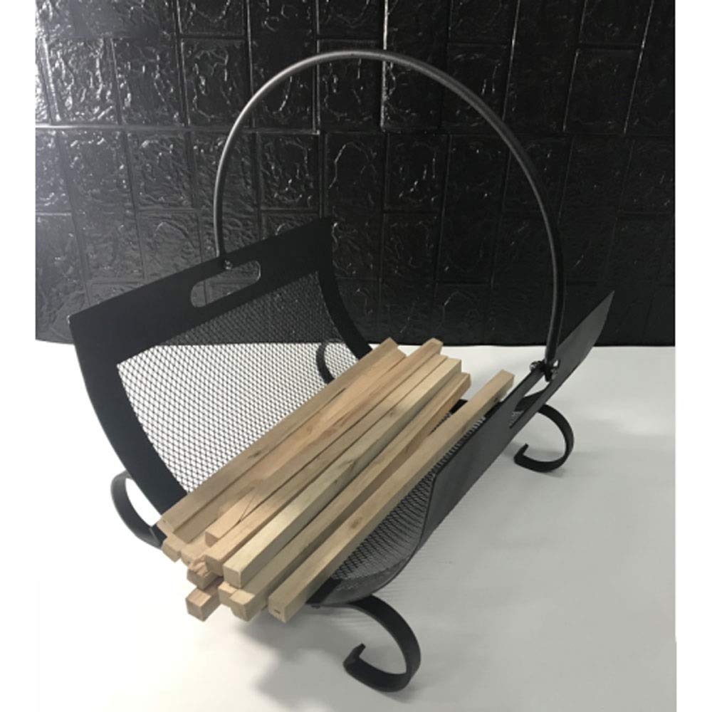 Support à bois de chauffage décoratif pour réchauffer l'ambiance de votre salon