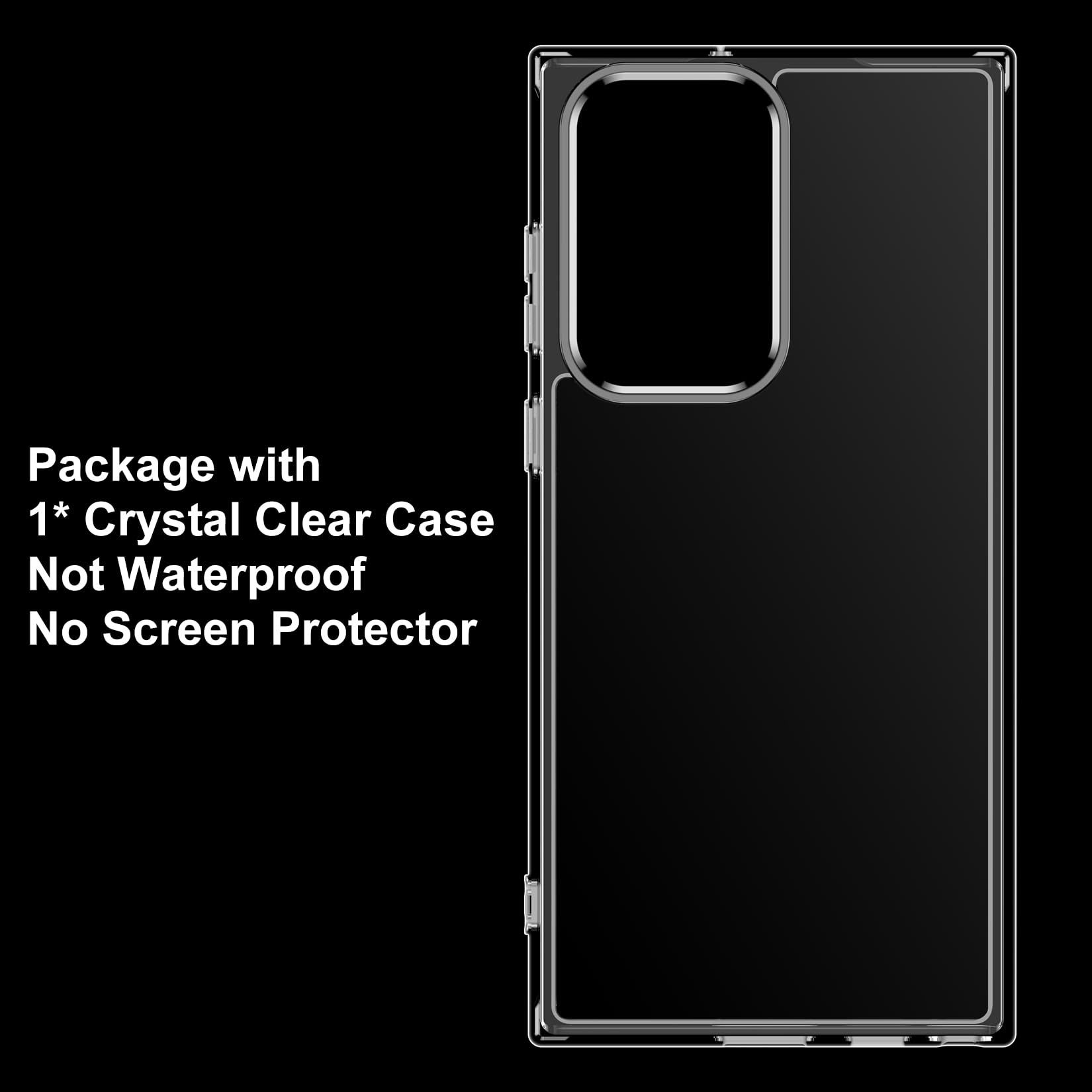 Custodia progettata per Samsung Galaxy S22 Ultra, cavalletto nascosto integrato, protezione contro le cadute di grado militare, non ingiallisce, custodia sottile e sottile per S22 Ultra
