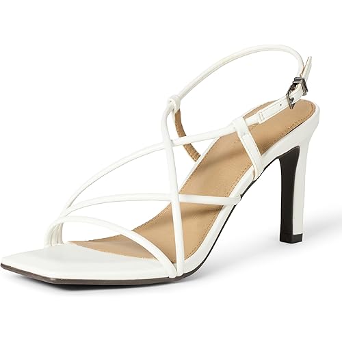 Amazon Essentials Women's Strappy Stiletto Heel Sandals