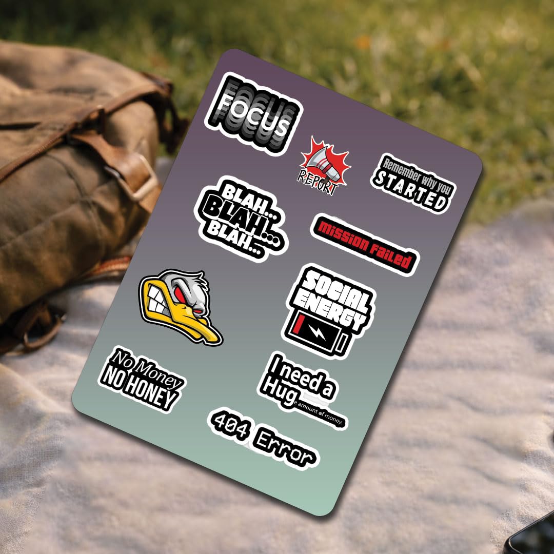 High Definition 3D Graphic Sticker 9 x 12 Inch Multipurpose for Bike Car Laptop Mobile Case Helmet Notebook Outdoor Safe-image-28
