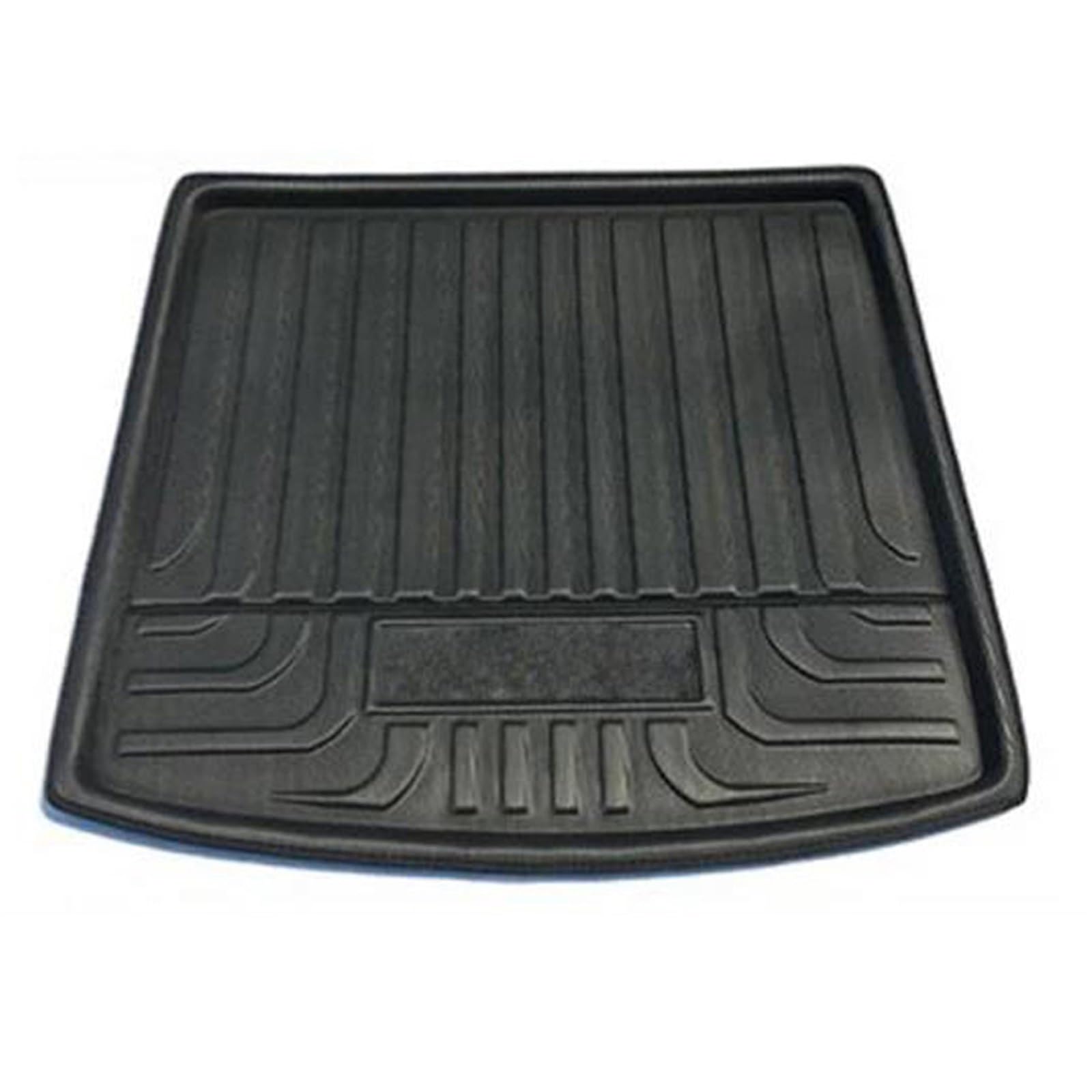 Tapis de coffre pour Touran MK3 2016-2019 Wilsem sur mesure en caoutchouc noir