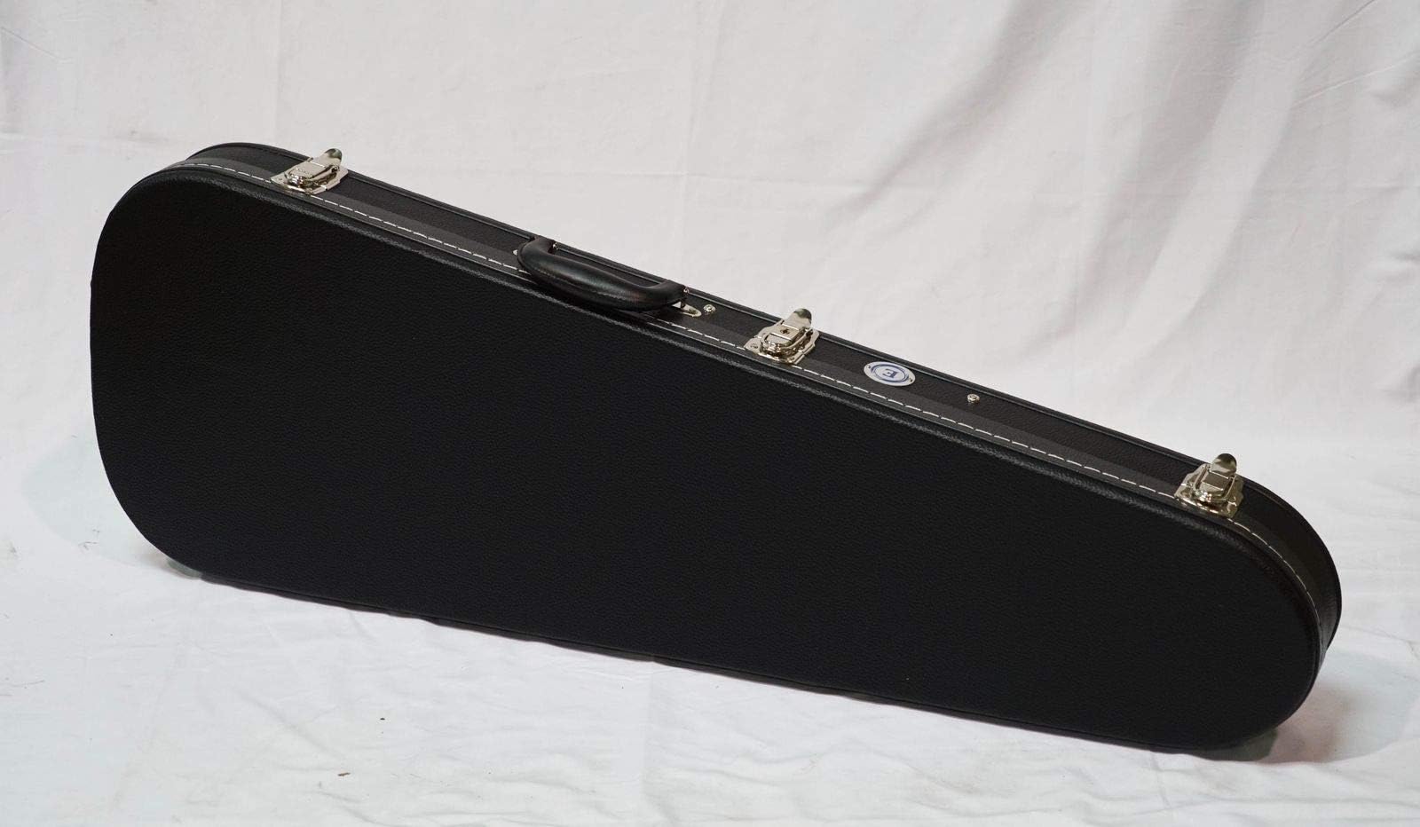 Black Hard Shell Electric Guitar Case for Strat & Tele Guitars (EC-264, Black)