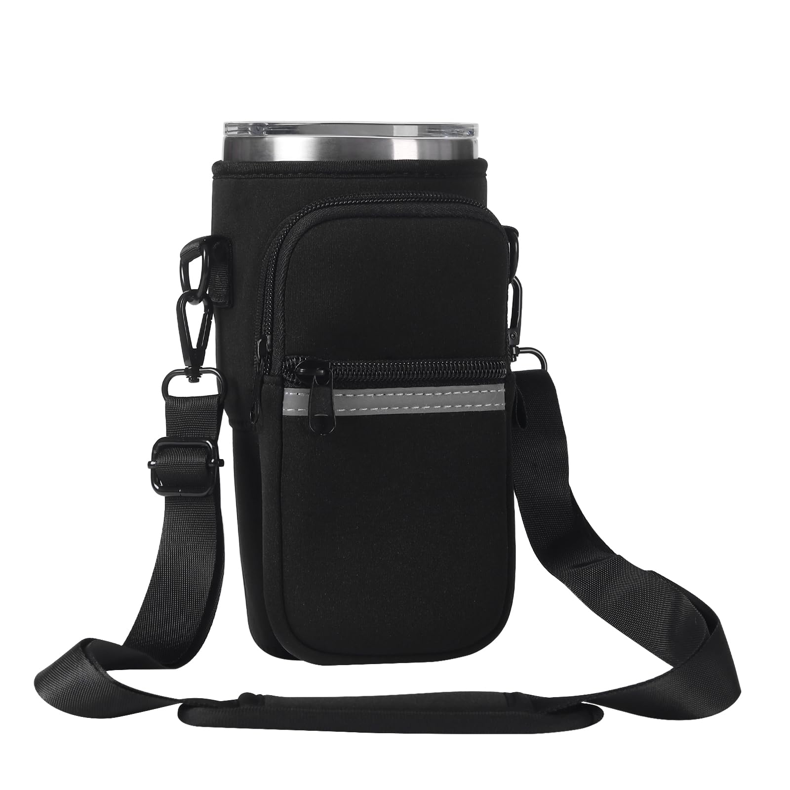 yeti 30oz bag holder Xxerciz Water Bottle Carrier Compatible with Rambler 30 oz Cup, Water Bottle with Adjustable Strap, Tumbler Carrier Pouch Accessories for Outdoor Travelling Camping (Green) : Sports & Outdoors Water Bottle Holder Strap YETI