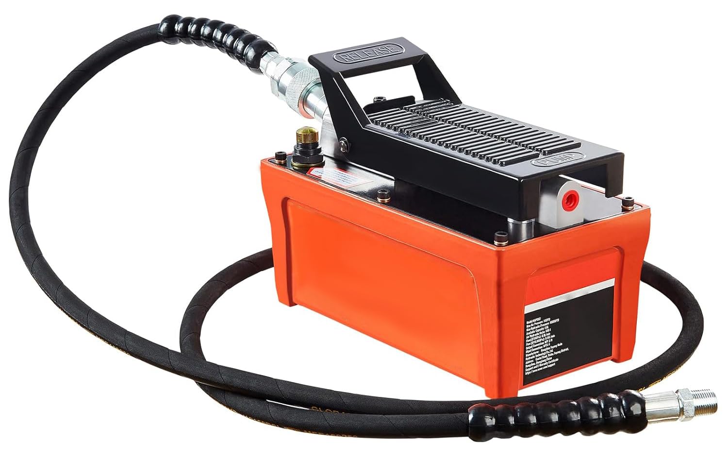 JOMAFA Destalonador de Ruedas hidraulico para Coches, Camiones, Tractores, etc más Bomba de Pedal hidroneumatica 10000 PSI