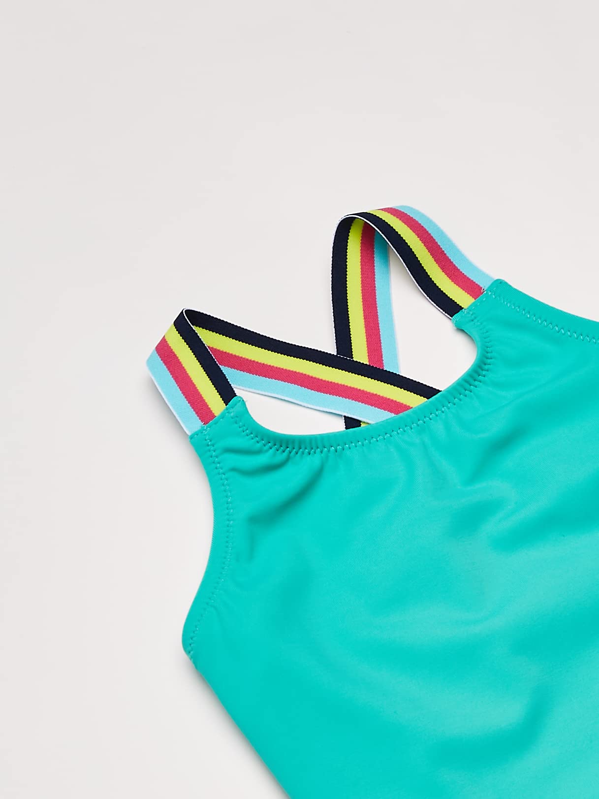 Kanu Surf Girls UPF 50+ Beach Sport Athletic One Piece Swimsuit, Maggie Atlantis, 10