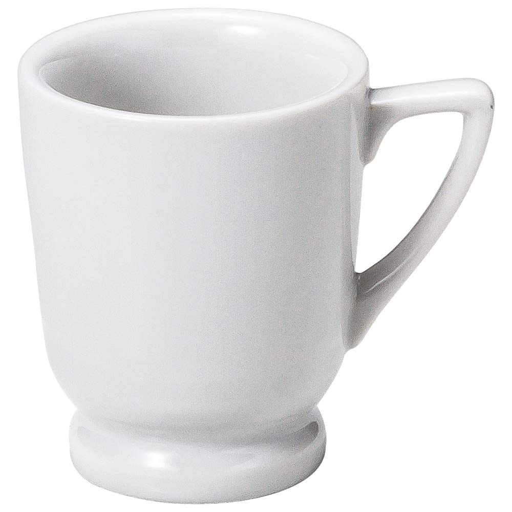 Amazon.co.jp: 山下工芸 カップ_ソーサー 白 φ7.7×9.3cm(200cc) 白厚口