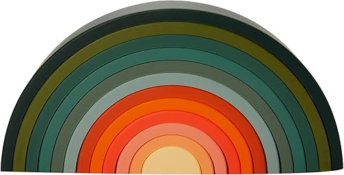 Miniatura 2 de Juguete apilable de silicona arcoíris  Los juguetes Montessori de 12 capas más grandes del mercado para niños pequeños, apilador, juguete de