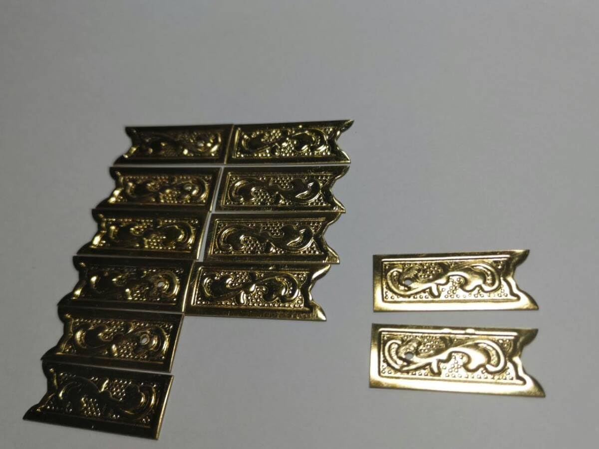 ★特別！☆26ｍｍｘ 100枚【唐草真鍮金具】 神輿、山車、祭り、飾り真鍮金具 Amazon.co.jp: 26mm＝ 12枚 唐草 真鍮金具 仏具神輿祭りミニ山車山車