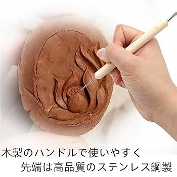 Amazon.co.jp: Morices 粘土スパチュラ セット 11本 22種の形状