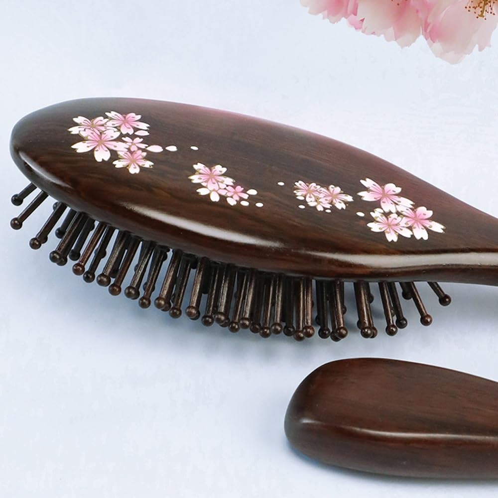 Cepillo de pelo, cepillo de pelo de paleta para mujeres y hombres, cepillo de pelo para cabello húmedo/seco, alisador de masaje, desenredado, cepillo diario para mejorar el brillo y la salud