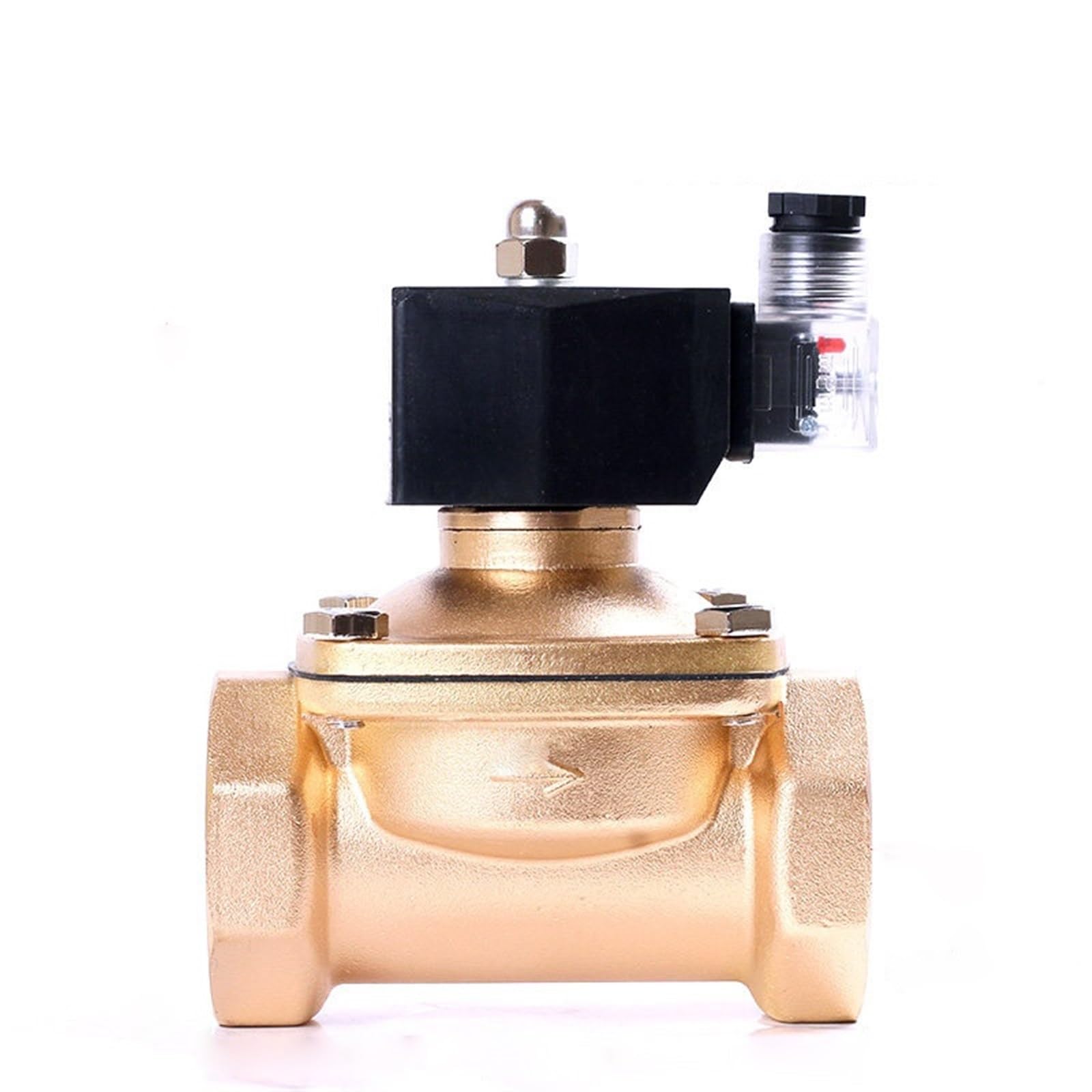 HDPHCRIUN DN50 Brass 220v Gas Solenoid Valve high Temperature Normally Closed(BSP-24VAC)