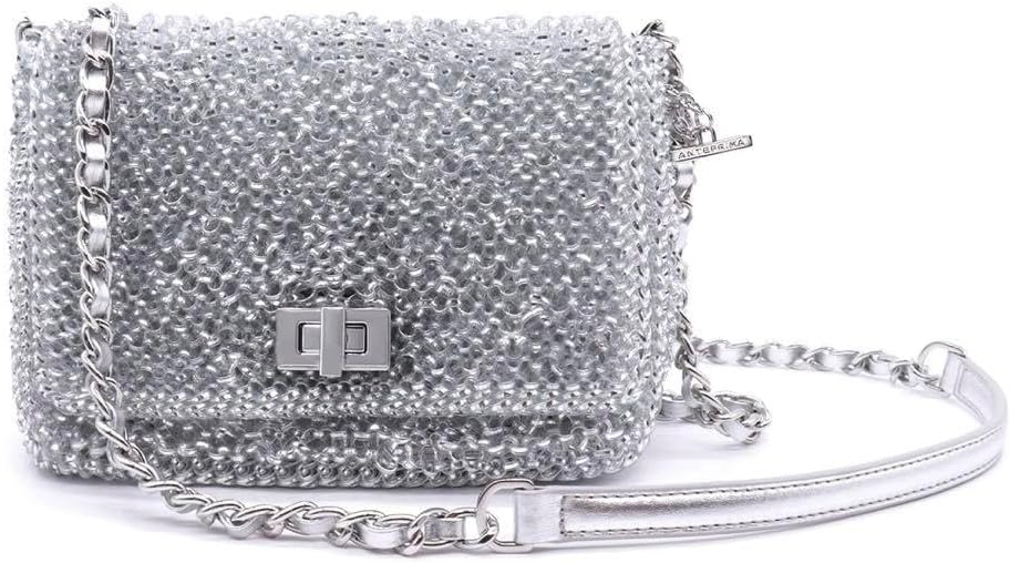 アンテプリマ ルッケットII スモール シルバー ワイヤーバッグ