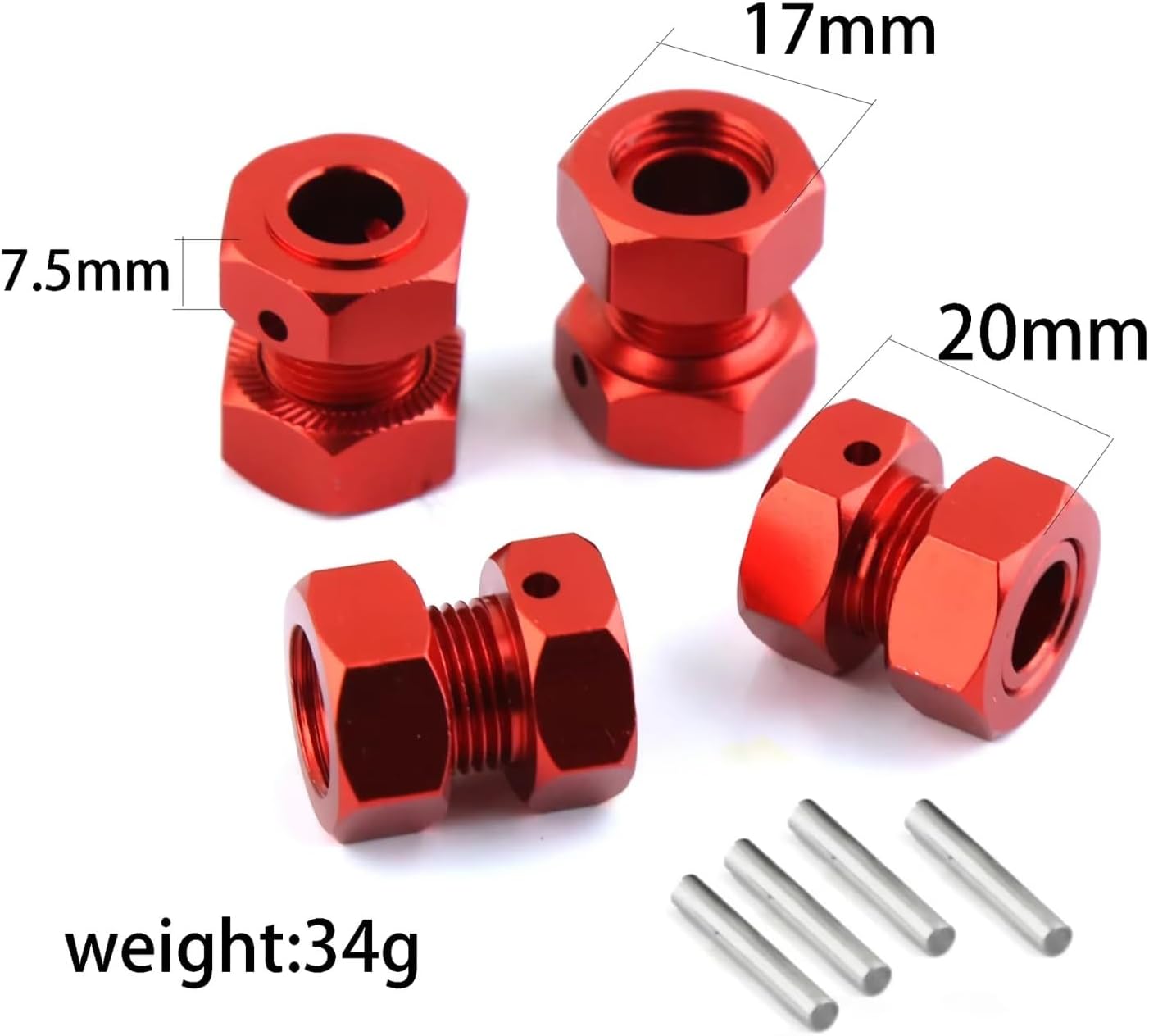 For Infraction For Limitless For Mojave For Felony 1/7 メタル 17mm 延長