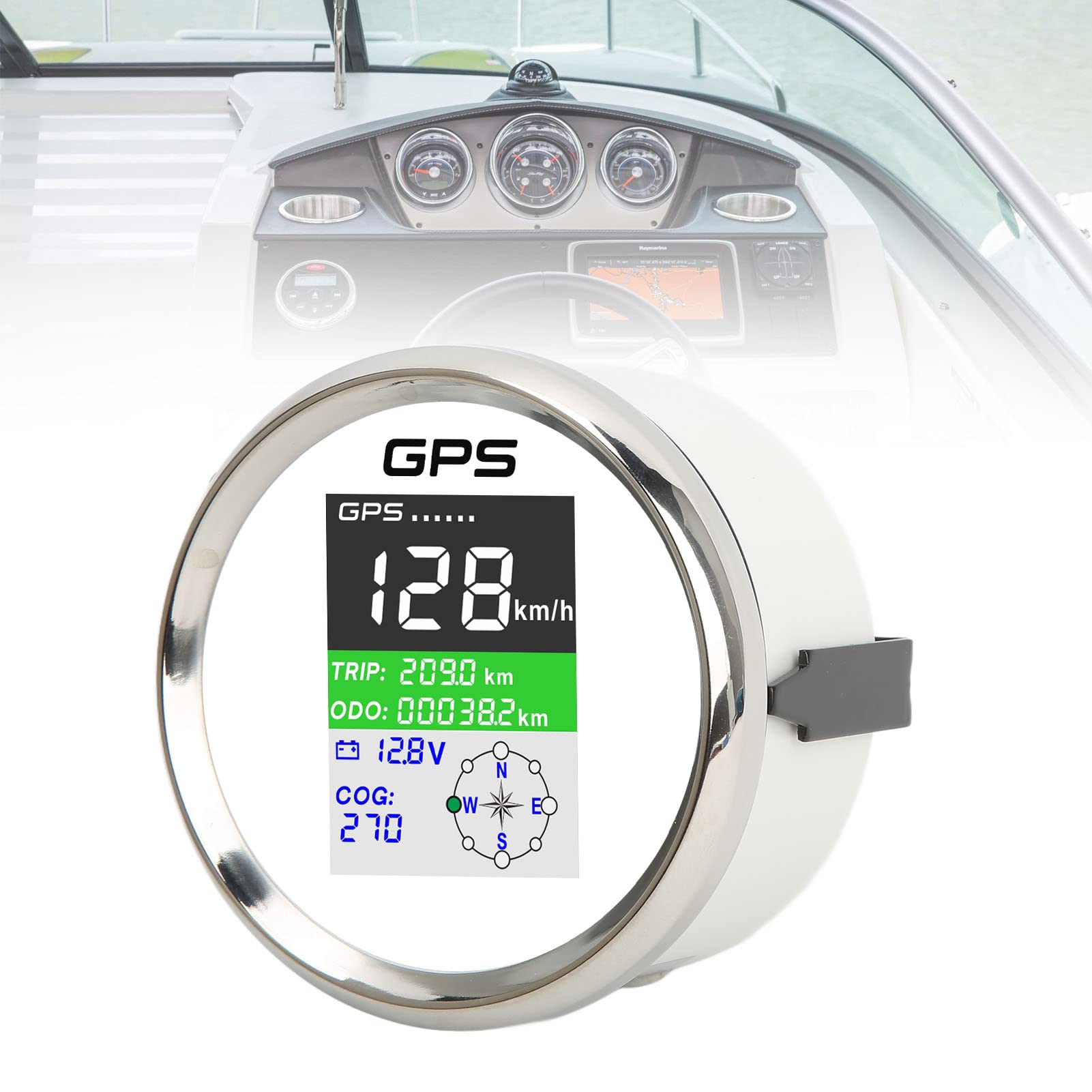 Karlak Medidor de Velocidad GPS, IP67, Pantalla TFT de 85mm Impermeable