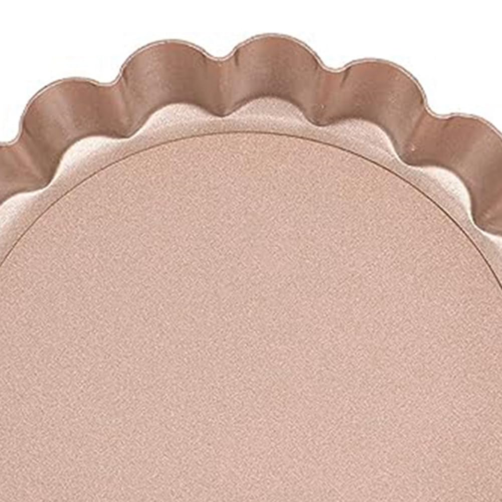 Lot de 20 mini moules à tarte avec fond amovible - 4 moules à gâteau ronds antiadhésifs - Convient pour les gâteaux, les desserts, etc. - Réutilisables, durables et faciles à utiliser.
