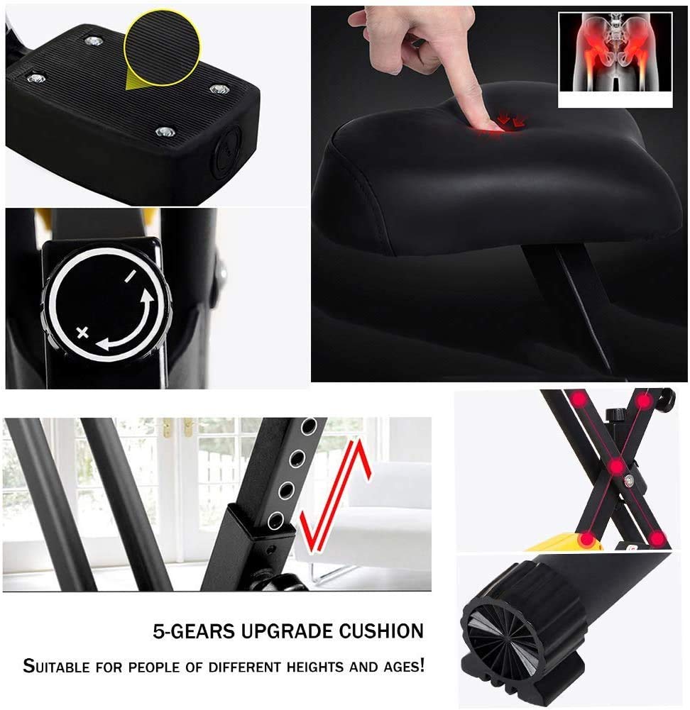Pieghevole Excersize Bike Stazionario Supporto per Bici Indoor Equitazione Bicicletta Verticale Pieghevole Magnetica Tapis roulant Cyclette