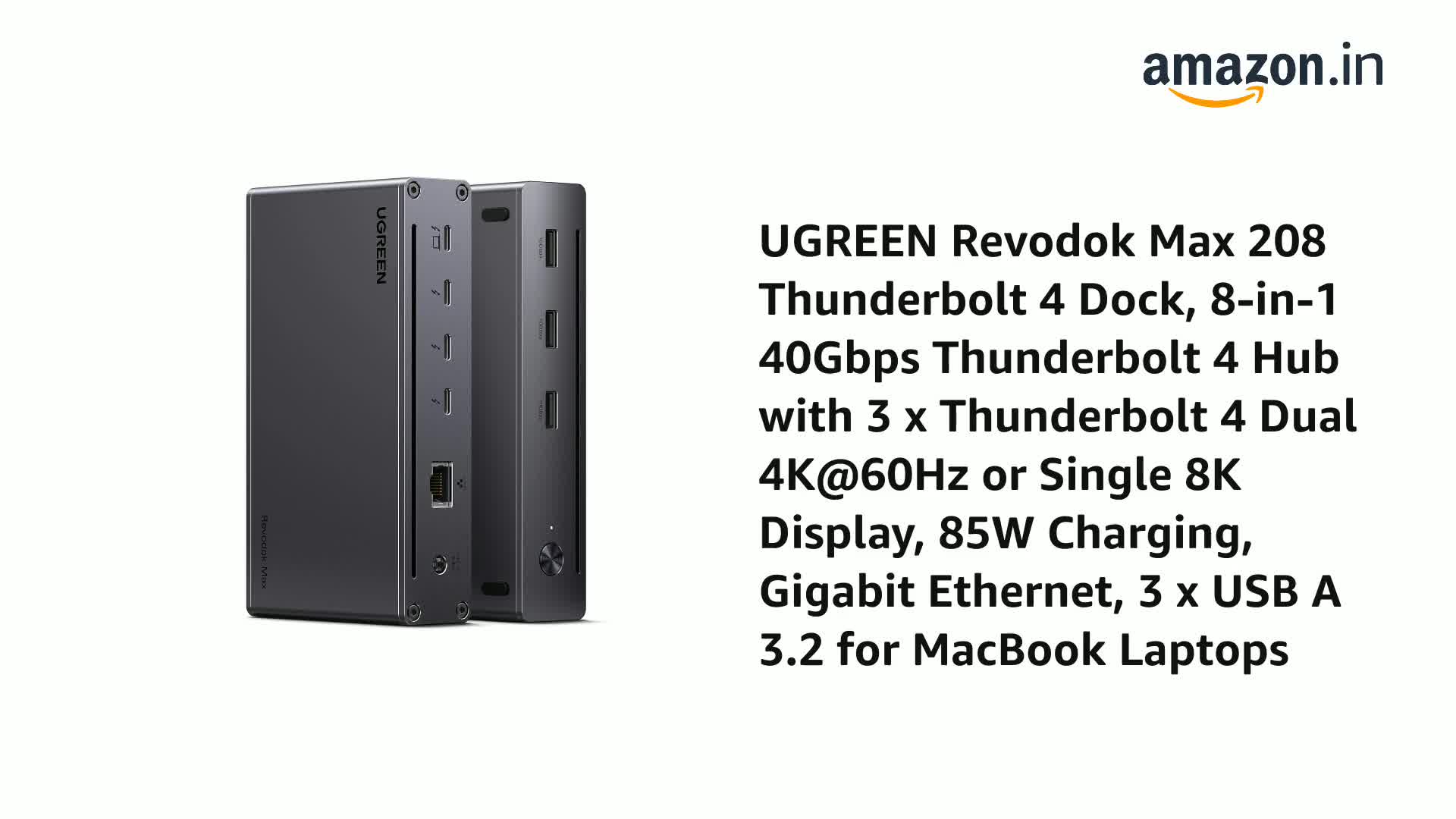 その他 UGREEN Revodok Max 208 Thunderbolt 4 Amazon.co.jp: UGREEN Revodok Max 208 Thunderbolt 4ドッキング