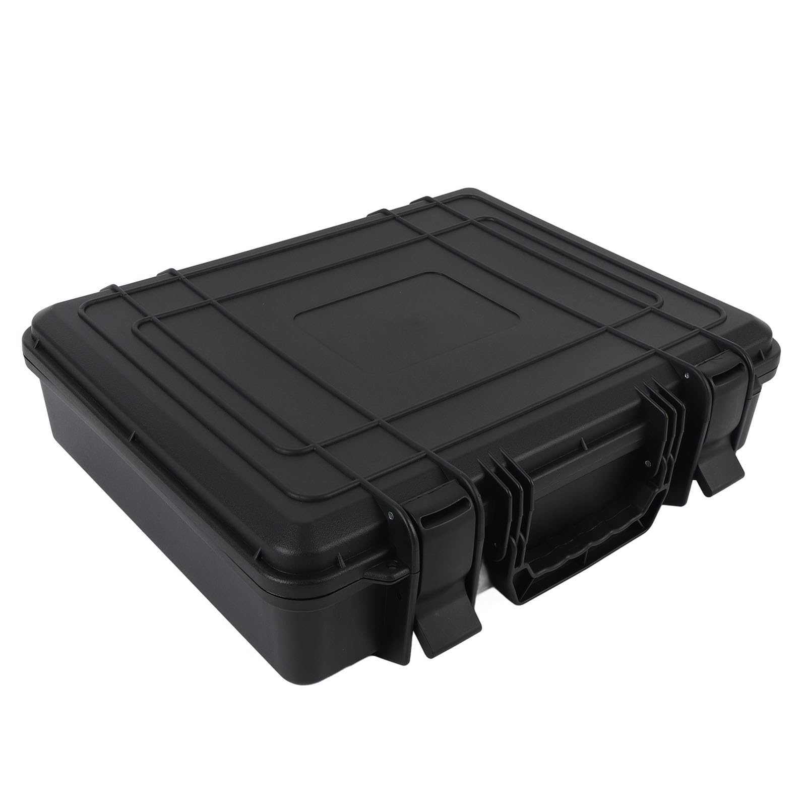Haofy Estuche Rígido para Transporte por Satélite Estuche de Almacenamiento Liviano y Compacto Resistente Al Agua para Viajeros en Vehículos Recreativos Al Aire Libre Negro 15.8x13.4x3.95in