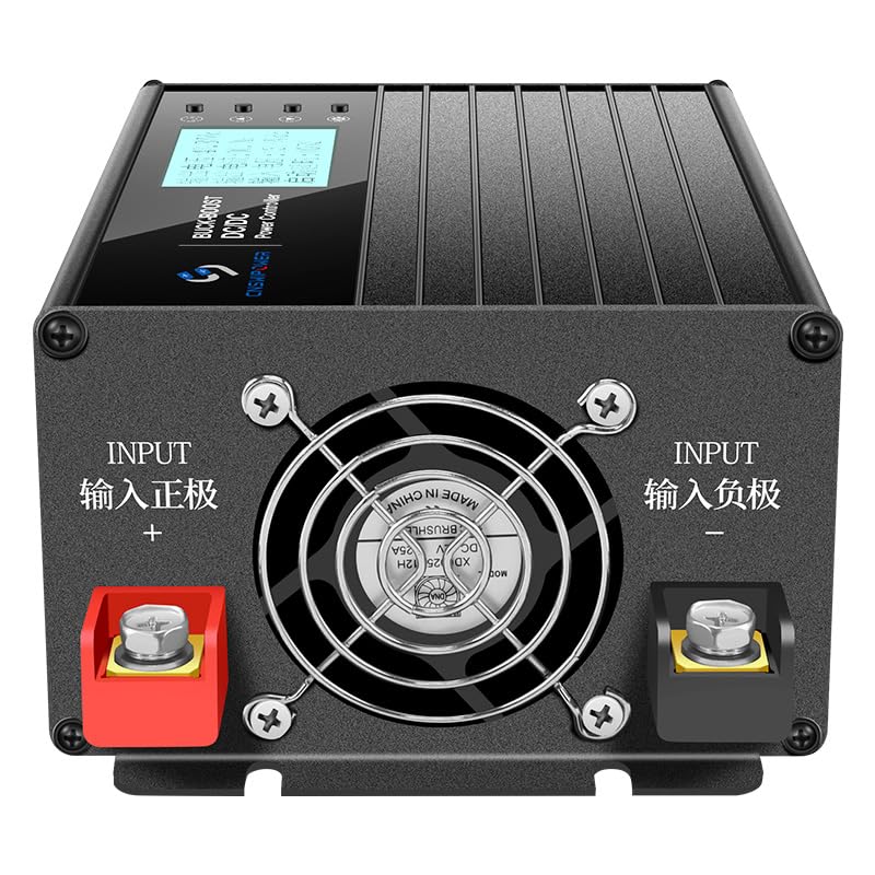 Xijia 12 V/24 V DC zu DC Ladegerät, Max 60 A Buck-Boost Power Controller, kompatibel mit LiFePO4-, Blei-Säure- und NMC-Batterien, für Wohnmobile und LKWs Backup-Batterieladung