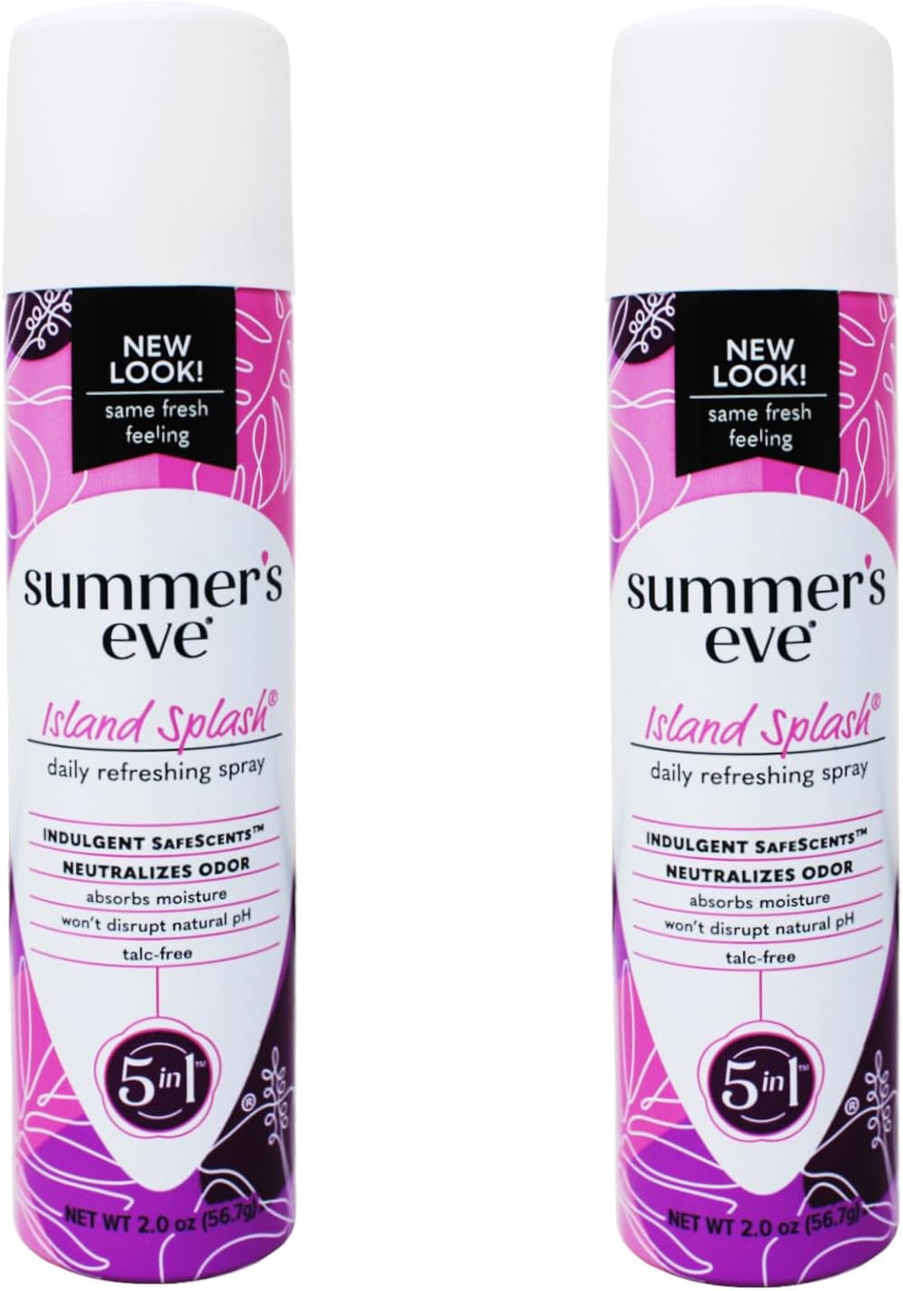 Summers Eve Freshening Spray 2 Ounce Island Splash (59ml) (2 Pack)