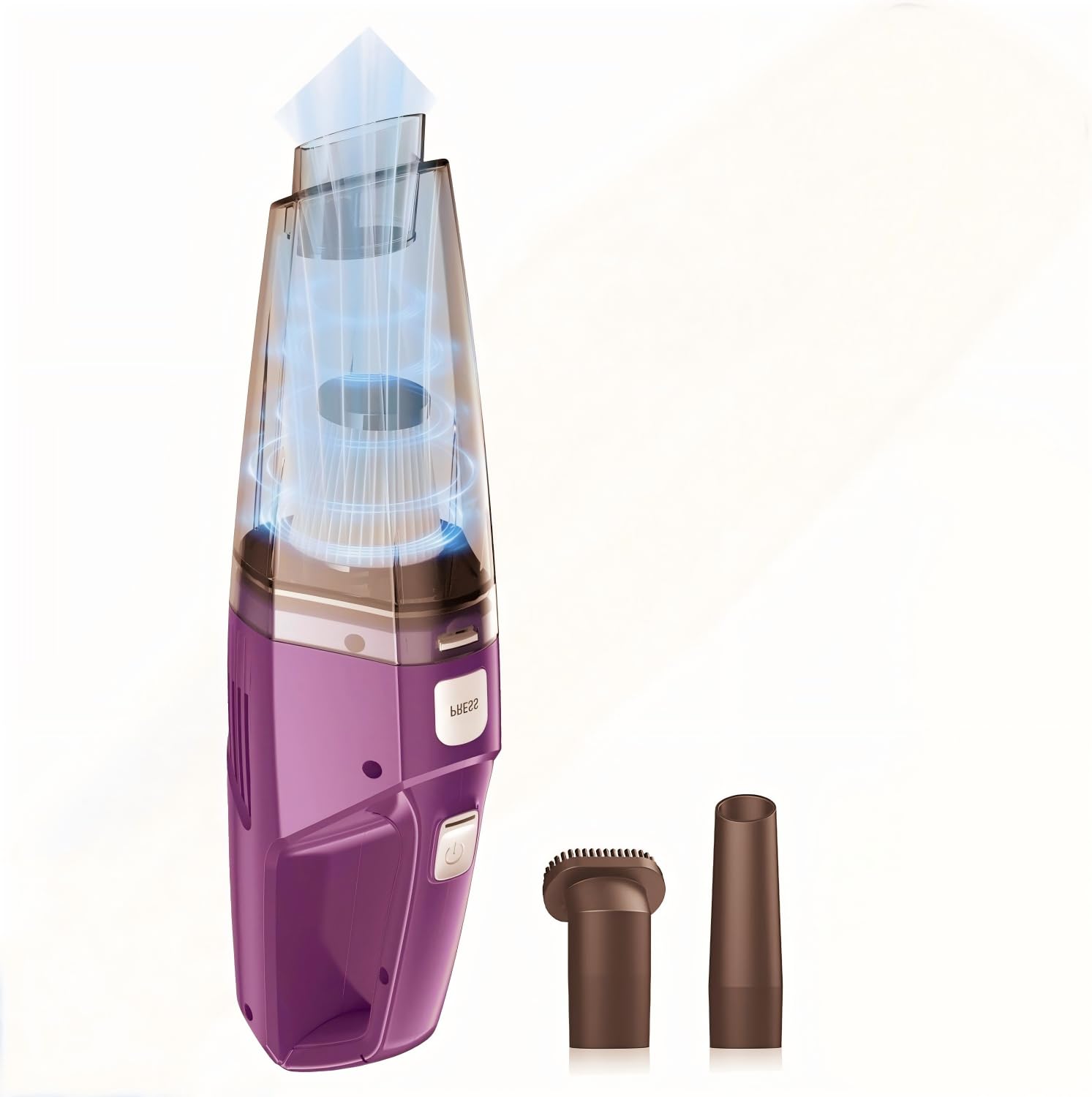 Bossdan Car Vac Portable-Handheld Vacuum Cordless Rechargeable for Dust, Mine Portable Vacuum