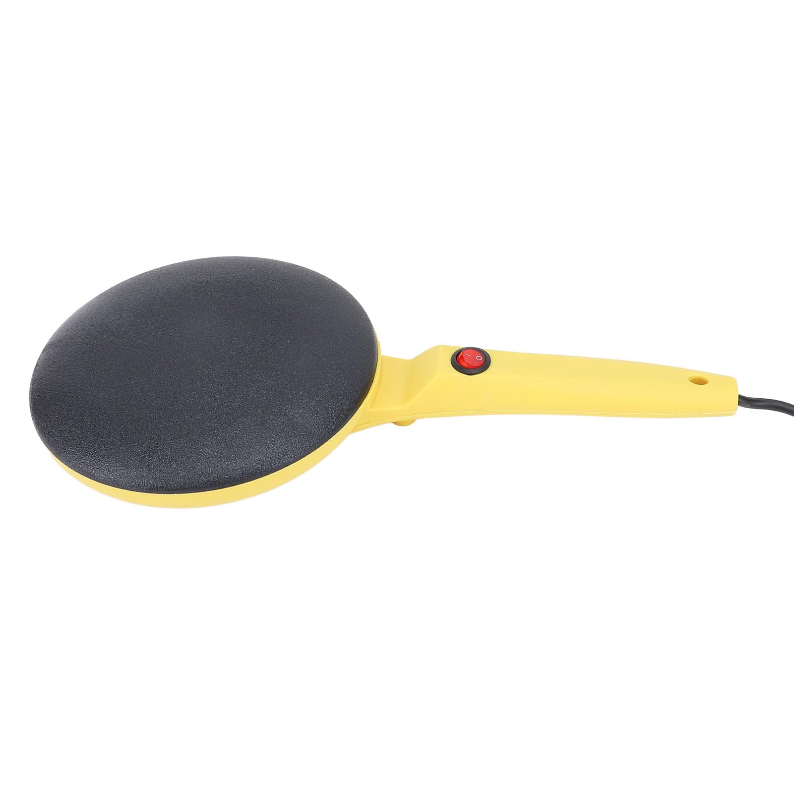 Hidyliu Crepiera Elettrica, Superficie Antiaderente 8 Pollici con Controllo Automatico della Temperatura, per Crepes, Pancake, Omelette, Colazione (Spina europea 220 V)