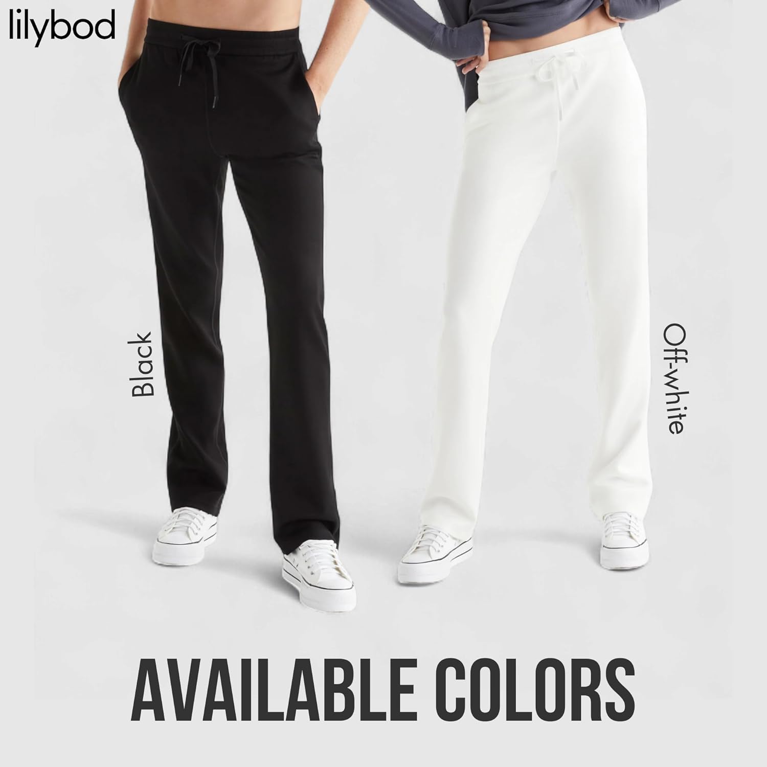 Lilybod Aimie Relaxed Fit Joggers for Women – Medium Rise Lightweight Lounge Sweatpants - Image 6