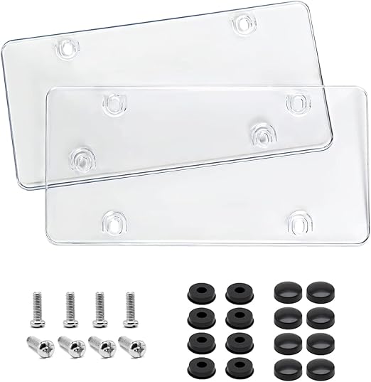 License Plate Frame Cover,Weather Resistance,Unbreakable Licence Plate