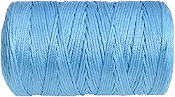 Fio de crochê de poliéster de arte de verão 1,0 mm fio fino de algodão gelo feito à mão para artesanato faça você mesmo para bolsa de tricô à mão chapéu sapatos 100 g