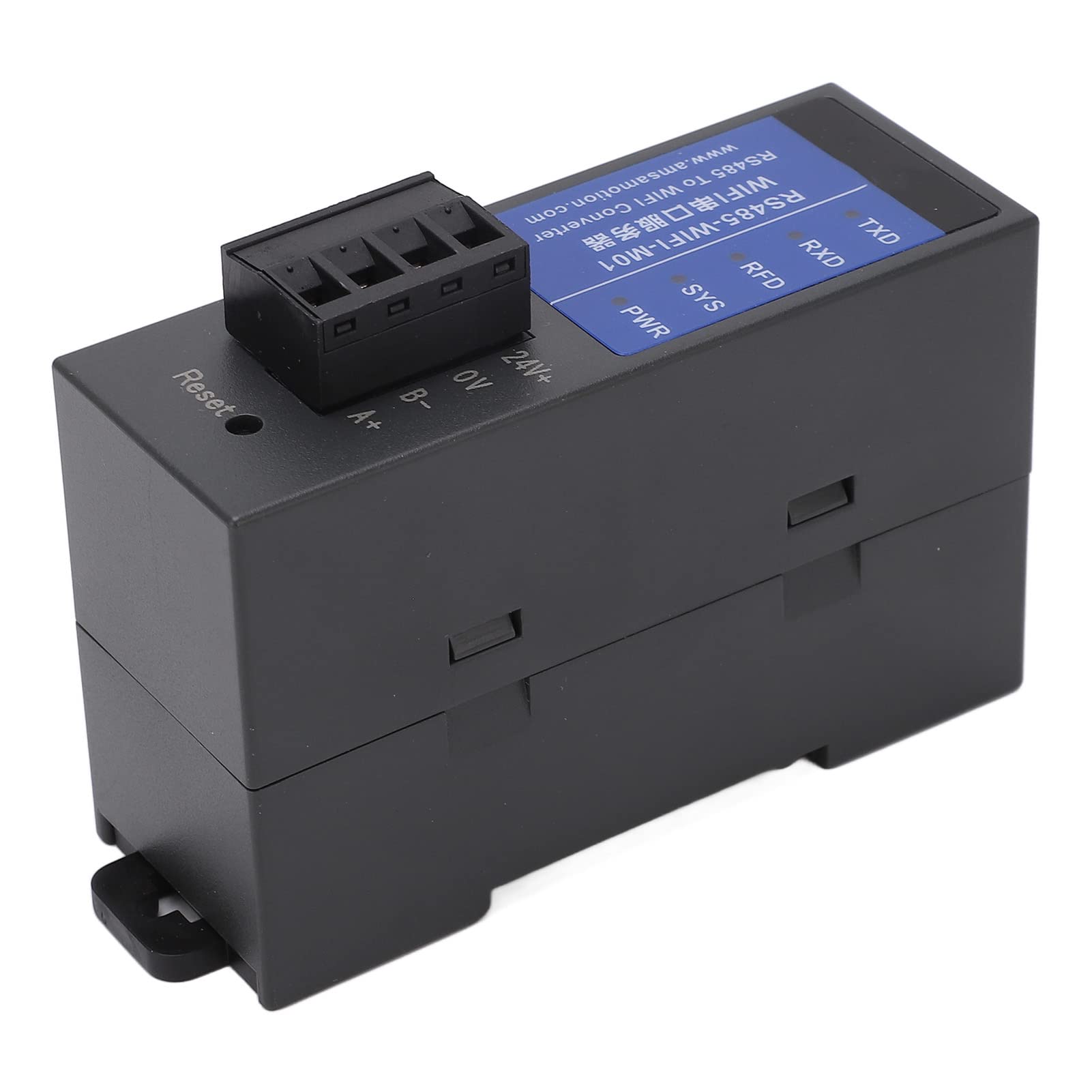 Cocoarm Convertisseur vers WiFi, Module Série de Convertisseur ABS vers Ethernet avec Transmission RTU, Portée de 1 200 M, Montage sur Rail DIN pour la de Contrôle Industriel