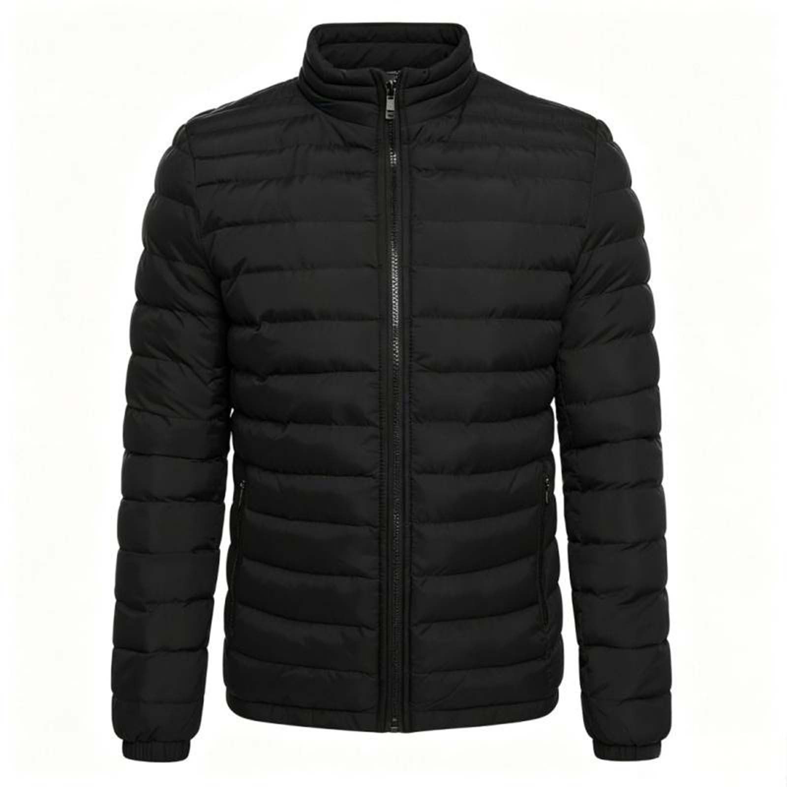 Steppjacke Herren Leicht Winterjacke Warme Hybrid Jacke Pufferjacke