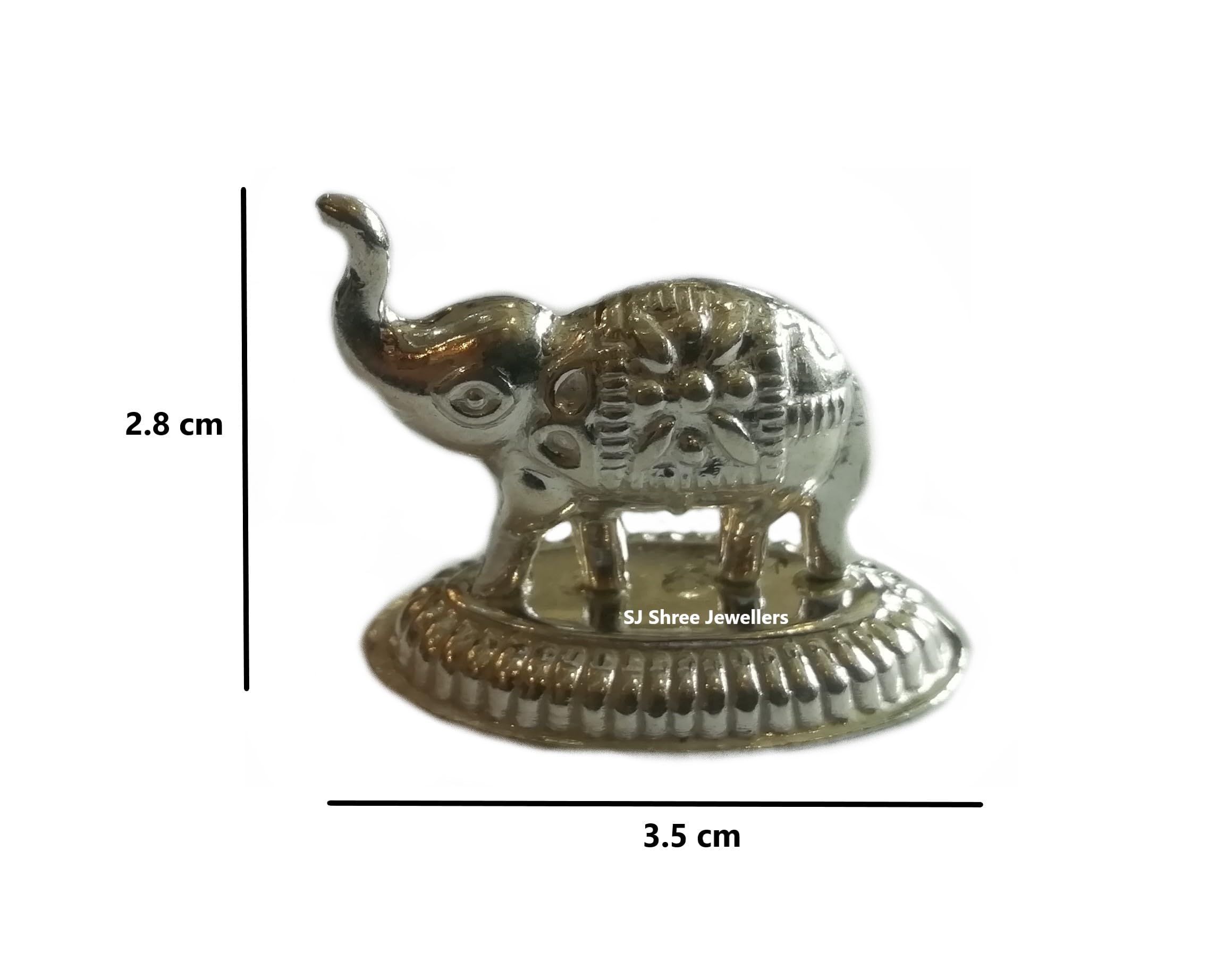 その他 PRE-ASSEMBLEDCOLLECTION BRAHMAN ELEPHAN 12.7 cm Elephant Figurines With Svenka Crystals And High