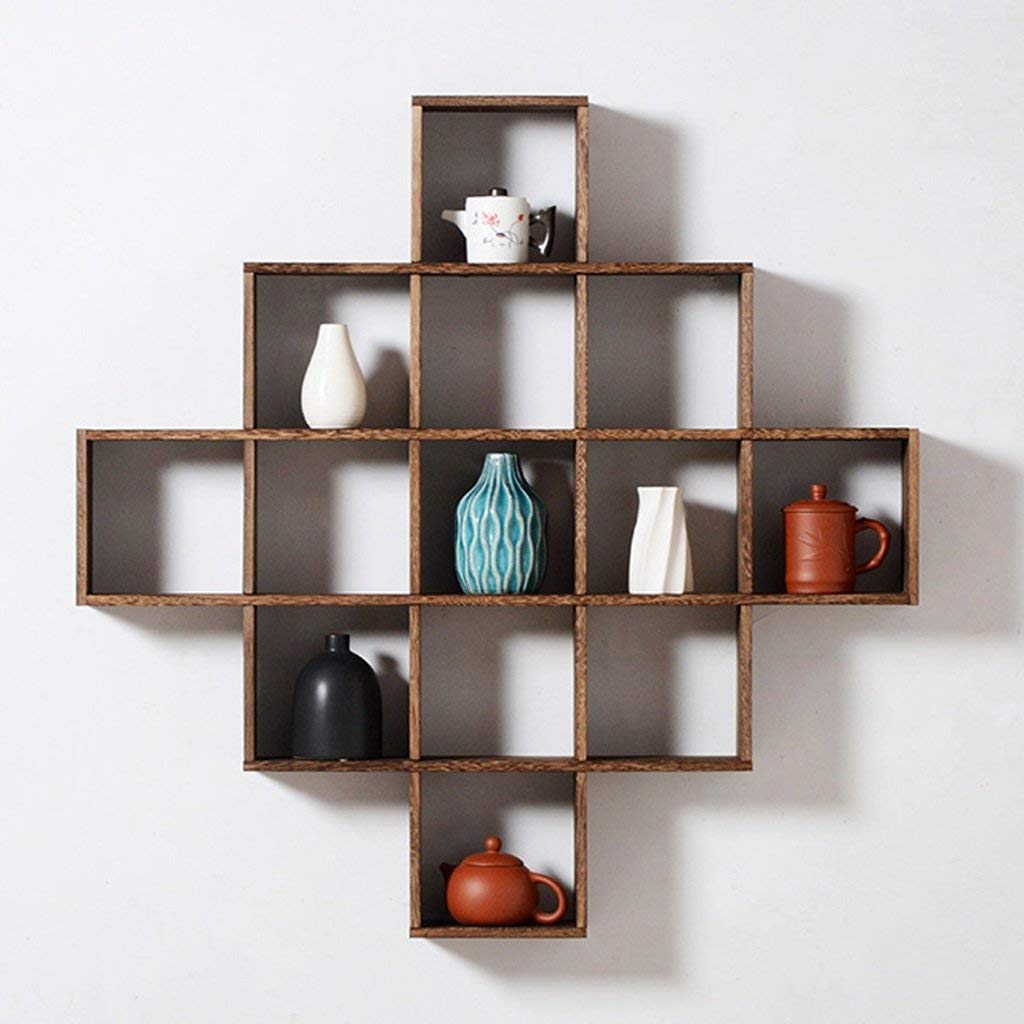 Étagère Murale en Bois LOFT : Support Cubique de Chambre et Meuble de Rangement Tendance