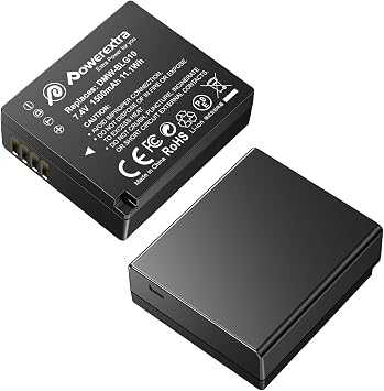 2 Pack 1500mAh DMW-BLG10 DMW-BLG10PP DMW-BLE9 Batteries for Panasonic Lumix | DC-ZS80, DC-GX9, DC-LX100 II, DC-ZS200, DC-ZS70, DMC-GX80, DMC-GX85, DMC-ZS60, DC-ZS80,DC-ZS200,DC-ZS70,DMC-ZS100, DMC-GF3