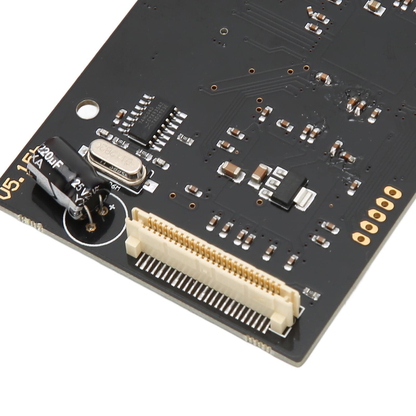 Jiawu Scheda di Simulazione unità Ottica, Scheda V5 15b Porta Carte in Metallo Aggiornata, Modulo Sostitutivo Console di Gioco con di Memoria da 32 GB per Dreamcast VA1