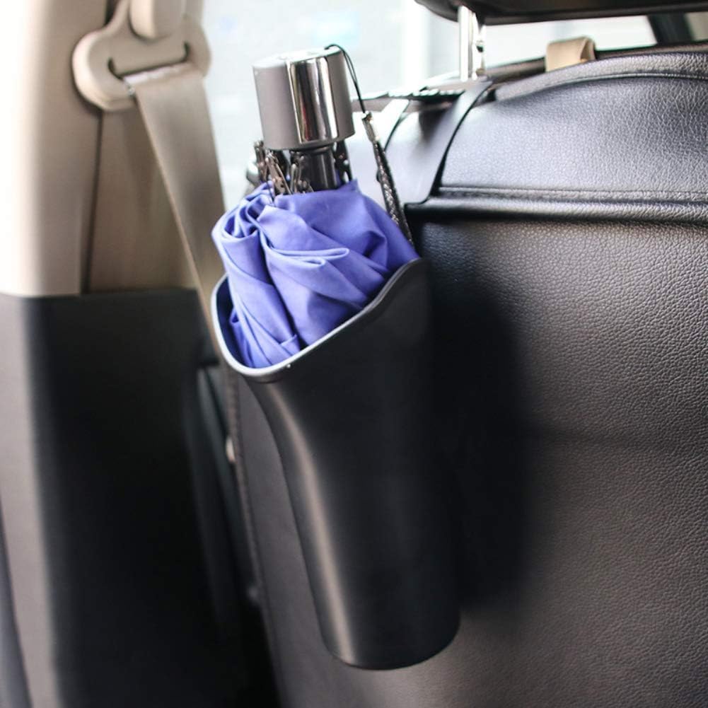 KolorFish Car Umbrella Storage | Umbrella Bucket Multi-Function Car Vehicle Bike Motorcyle Trash Can | Car Hanging Storage Bucket (Black)-image-26