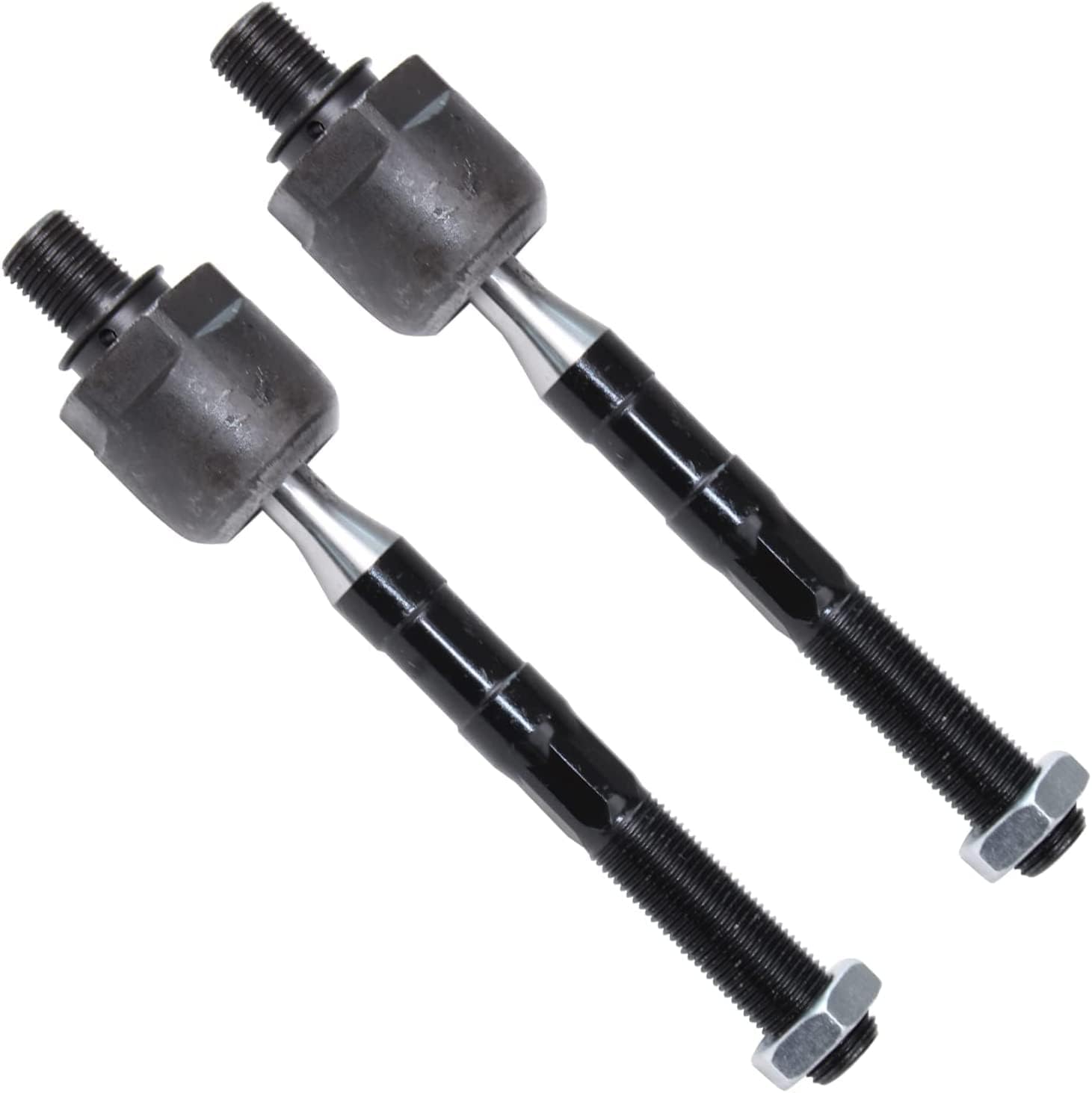 Detroit Axle - Front 6pc Tie Rods Kit for 2006-2010 Hyundai Sonata 2006-2011 Azera, 4 Inner & Outer Tie Rod Endss 2 Tie Rod Boots 2007 2008 2009 Replacement