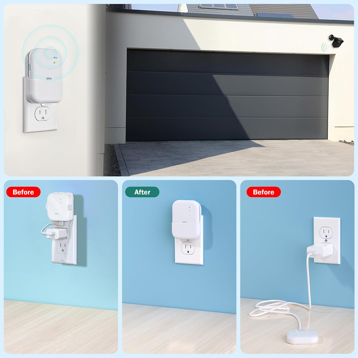 All-New Outdoor Camera Surveillance Mount for Blink, 3 Pack Weatherproof Protective Housing and 360 Degree Adjustable Mount for Blink Outdoor 4th & 3rd Gen Cam