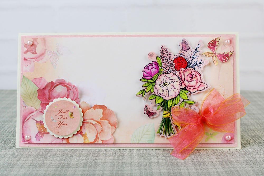 Tattered Lace Spring into Summer Bouquet Cutting Die & Stamp Set
