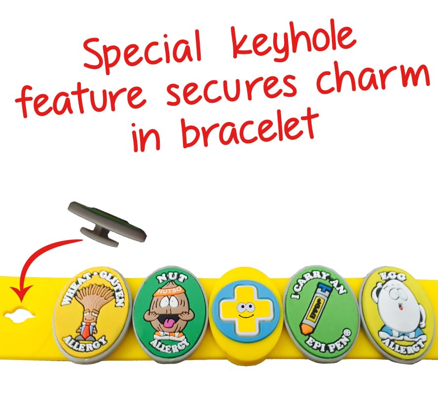 Cat Allergy Medical Charm for Allermate Bracelet or Shoes2