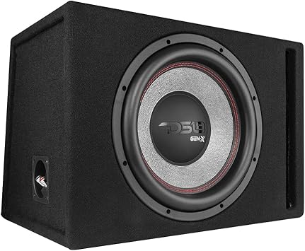 DS18 GEN-X112LD Subwoofer Enclosure Bass Package GEN-X124D 12" Subwoofer in a Ported Box 900 Watts