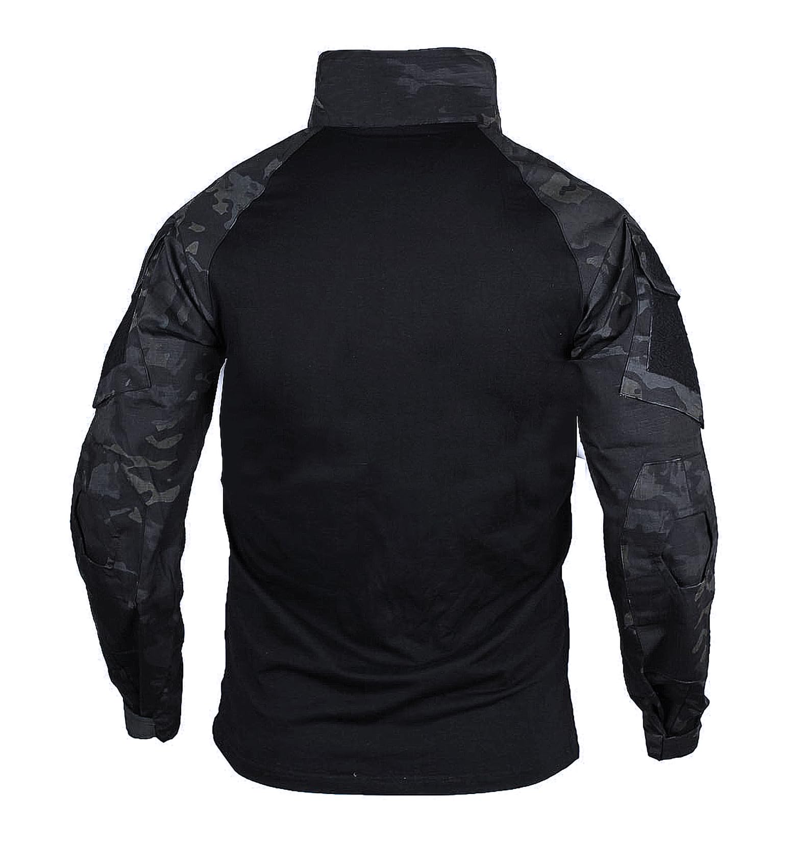 Airsoft Paintball BDU Manches Longues Chemises Camo Tactique Combat T-Shirts Chemise de Travail pour Camping Randonnée Chasse
