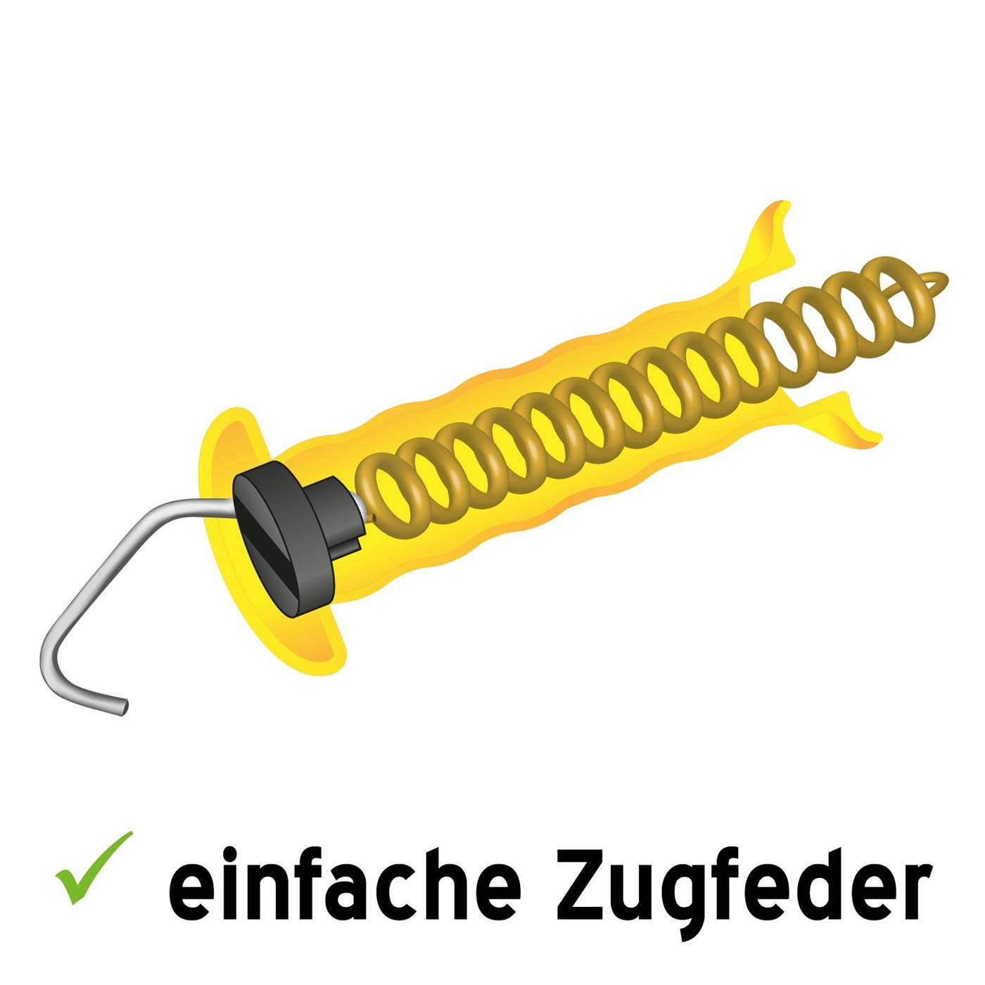 10 Maniglie Per Recinzioni Elettriche VOSS.farming - Con Molla Di Tensione Spessa Per Cancelli - Foto 4